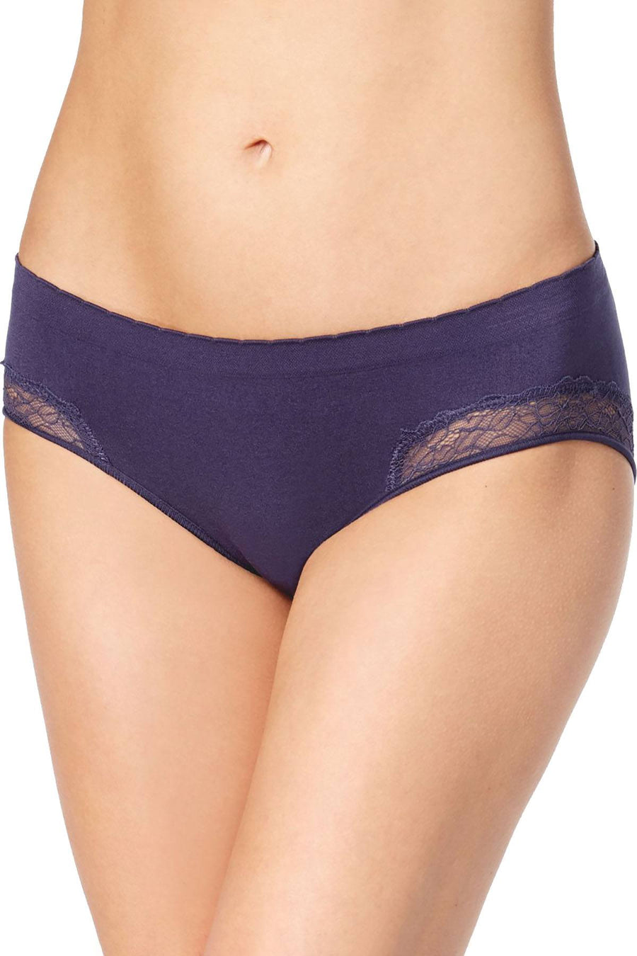 Jenni Seamless Lace Detail Hipster in Nairobi Dusk