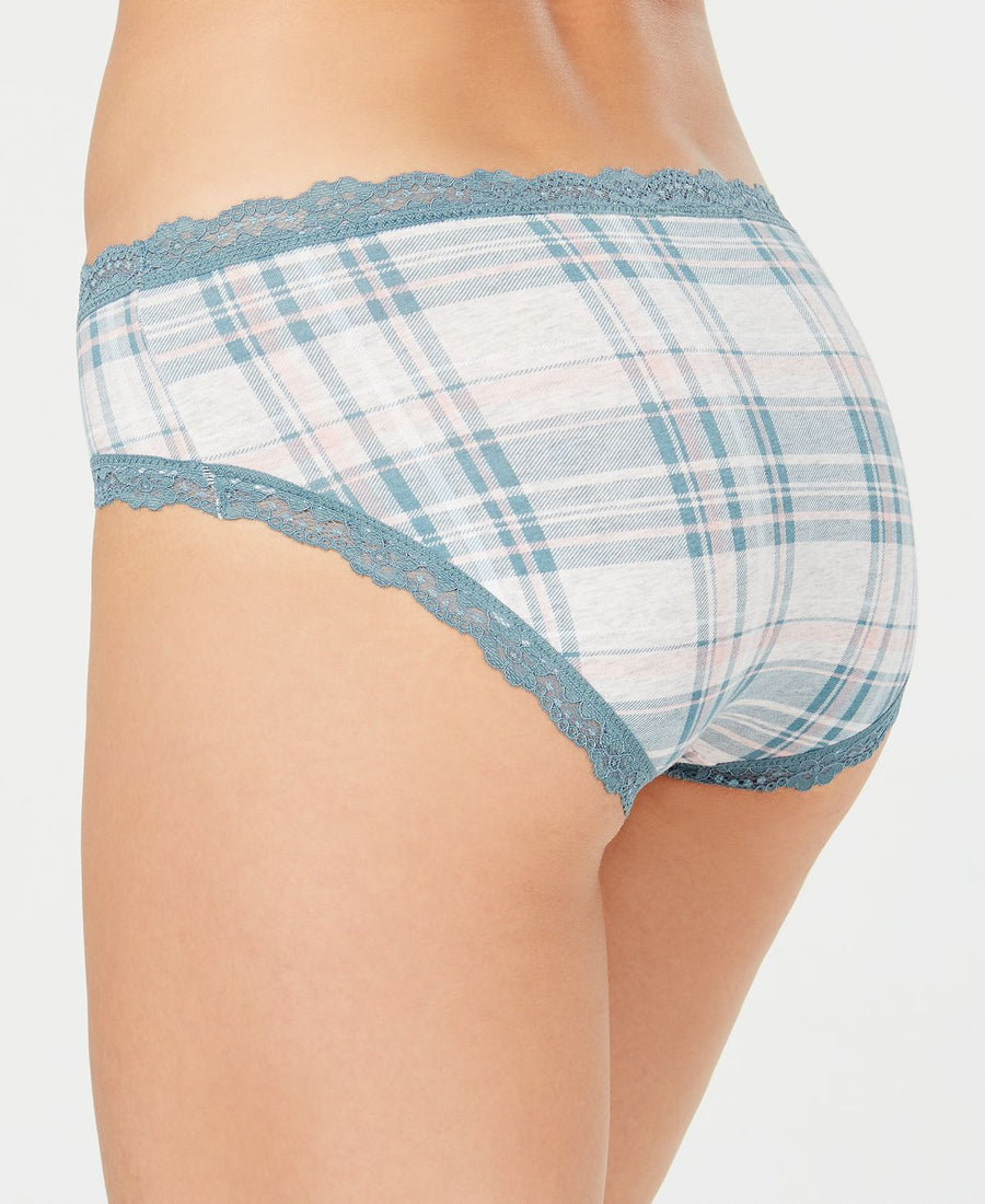 Jenni Women’s Lace Trim Hipster Underwear Created For Macy’s Fall Plaid