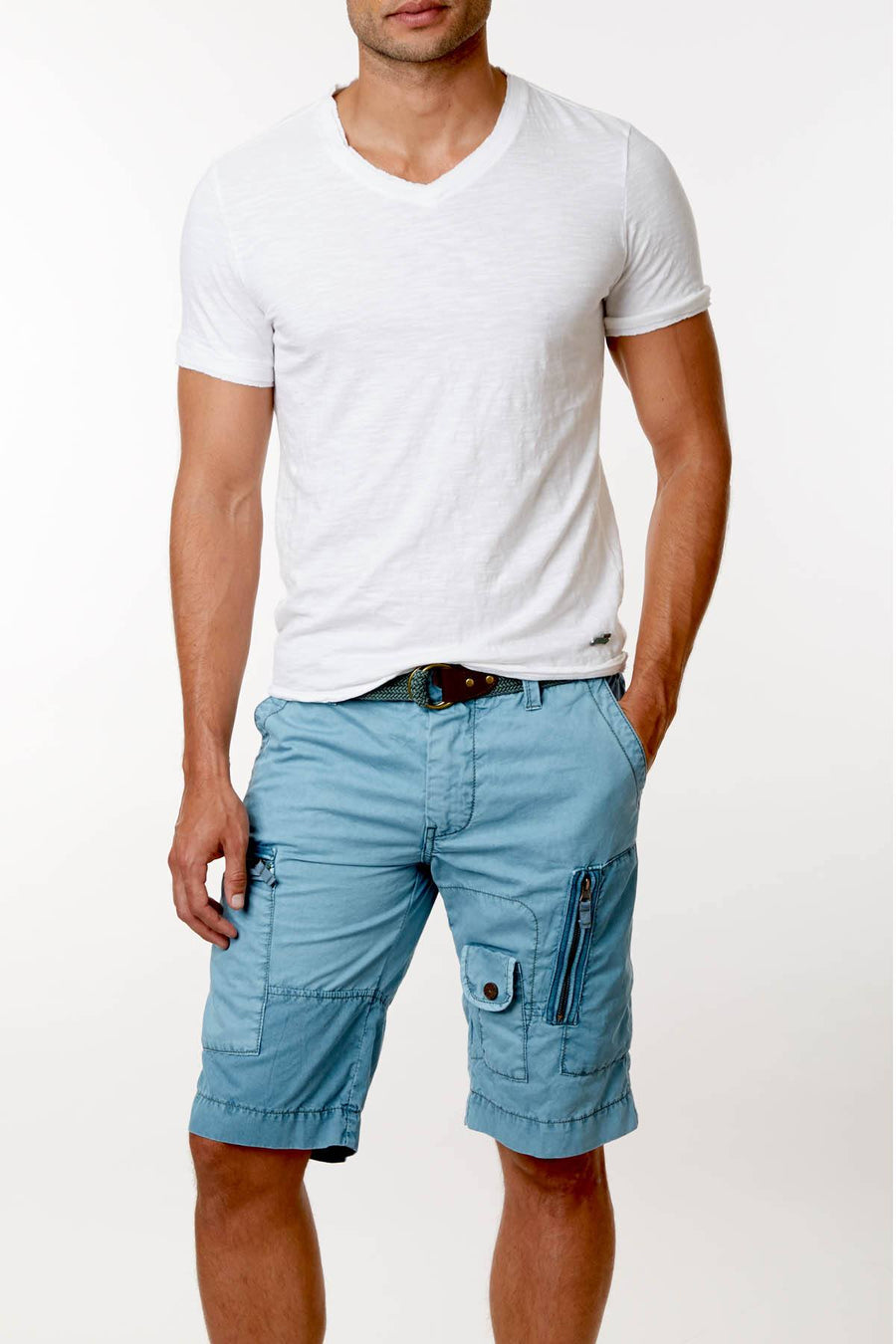 Jetlag Aqua Blue Cargo Short