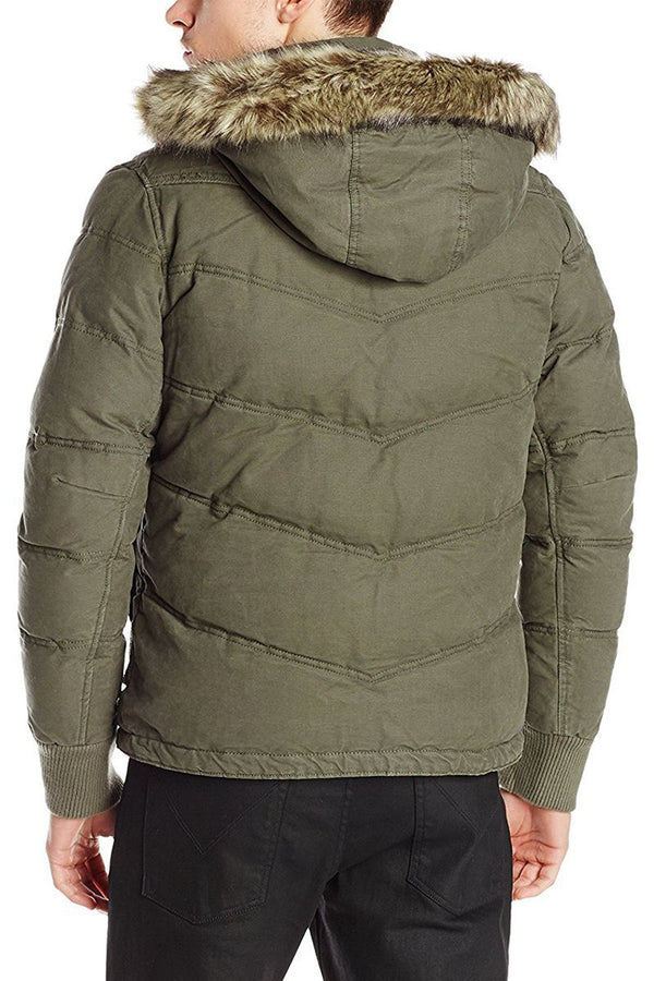 Jetlag Olive Hooded Parka