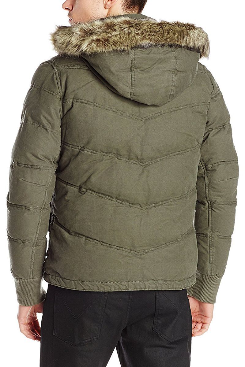 Jetlag Olive Hooded Parka