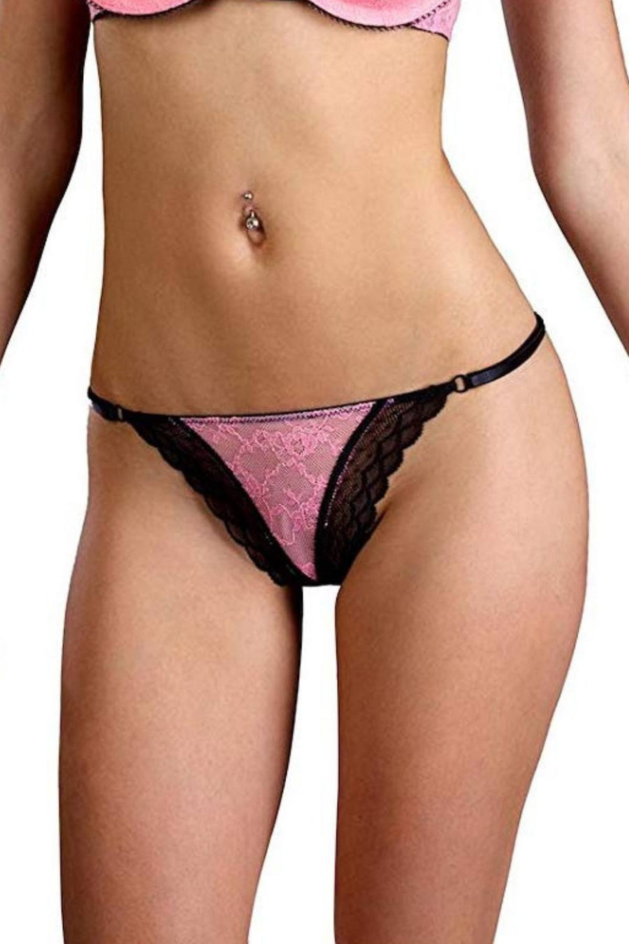 Jezebel Candy-Pink Dolled-Up Low-Rise G-String