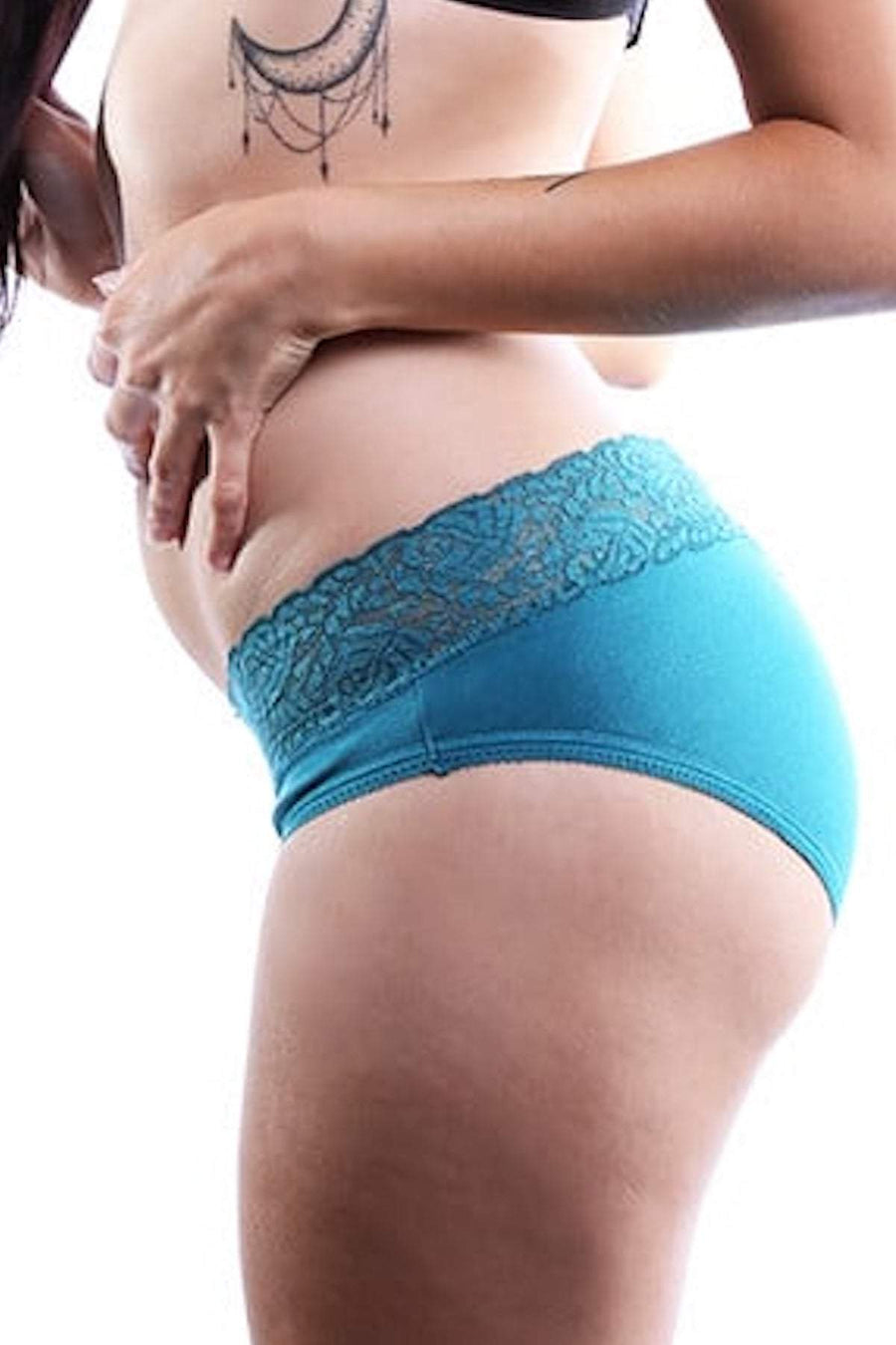 Jezebel Emerald Lace Brief