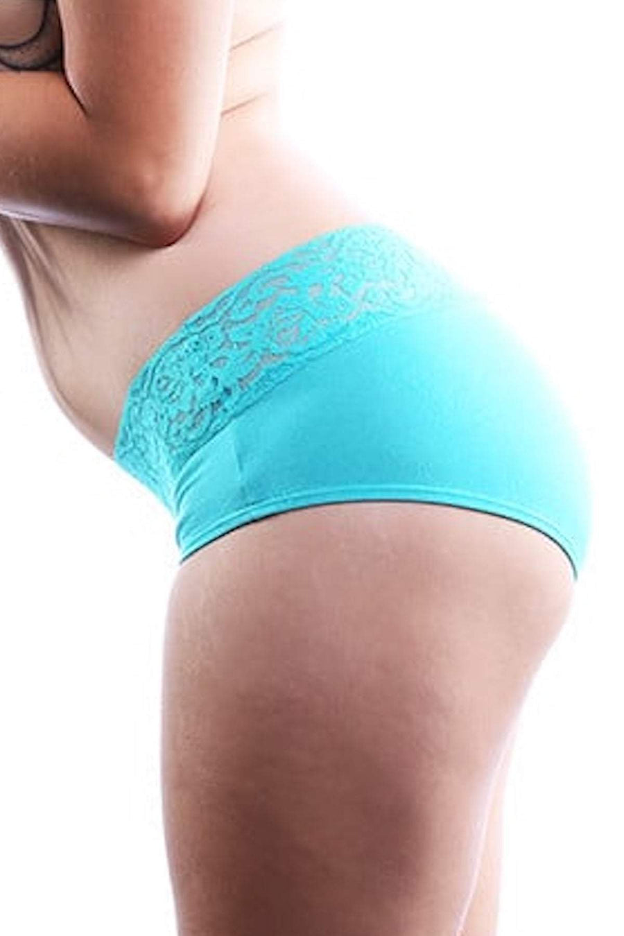 Jezebel Teal Cheeky Brief