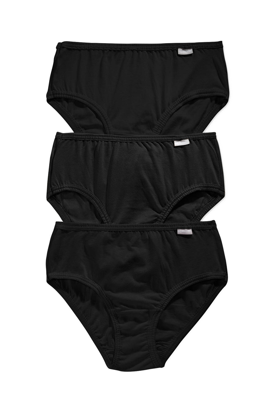 Jockey Black Elance Cotton Hipster 3-Pack