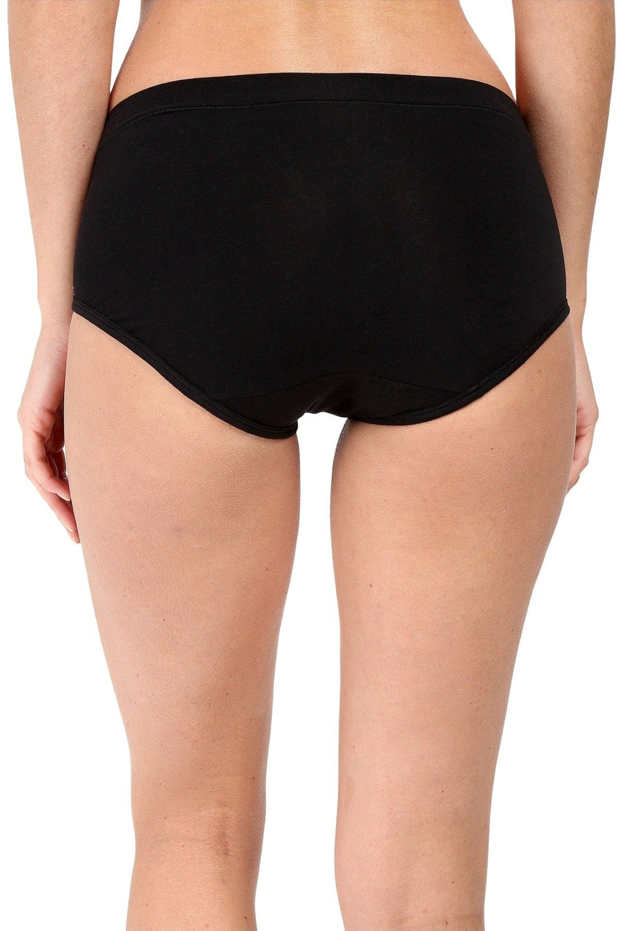 Jockey Black Elance Cotton-Stretch Hipster