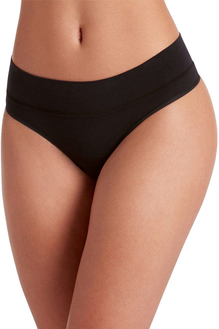 Jockey Black Natural-Beauty™ Smoothing Thong