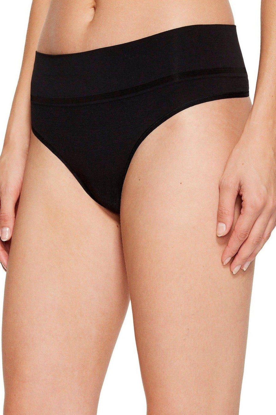 Jockey Black Natural-Beauty™ Smoothing Thong