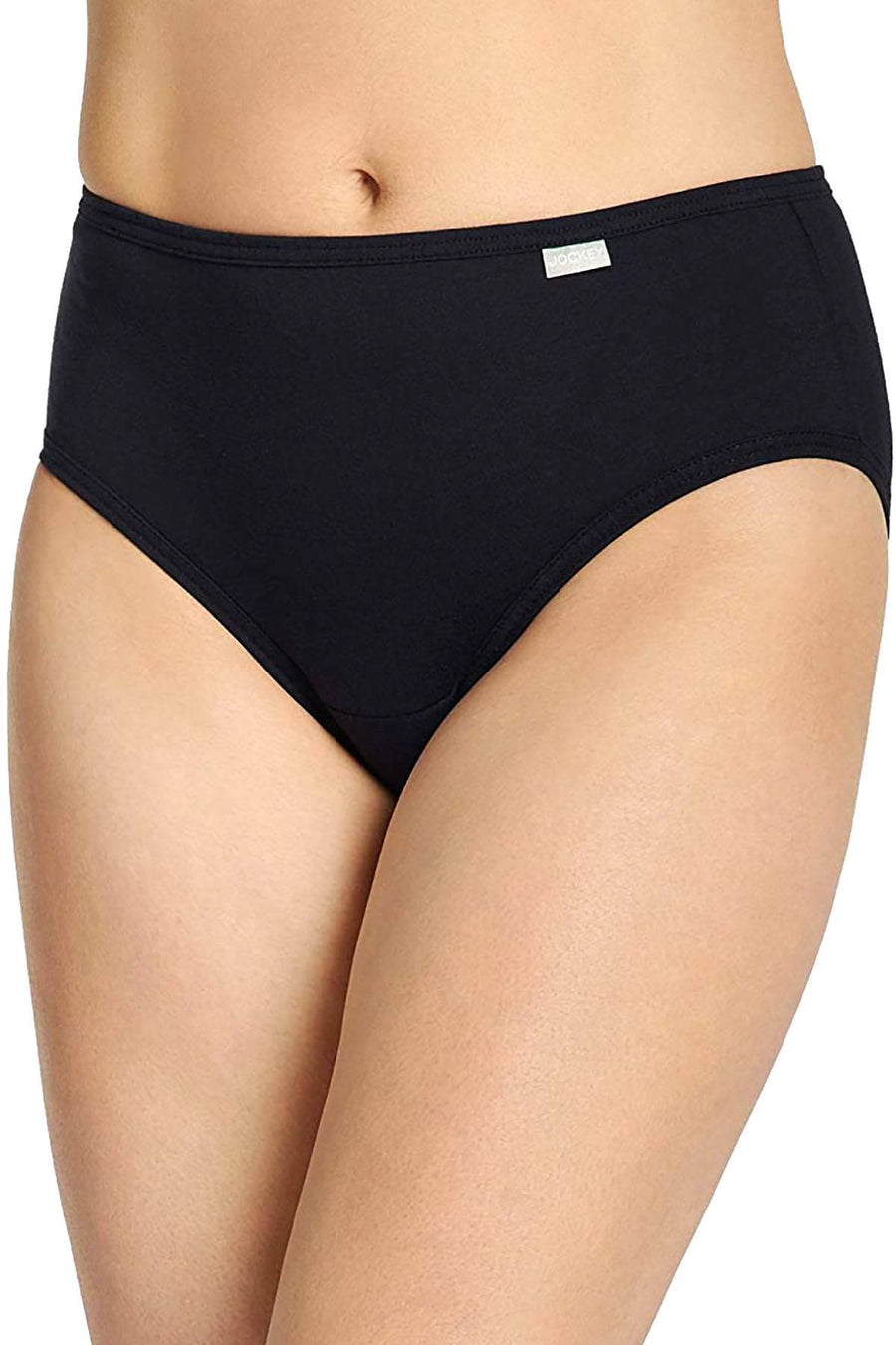 Jockey Elance Hipster 3 Pack in Black/Grey