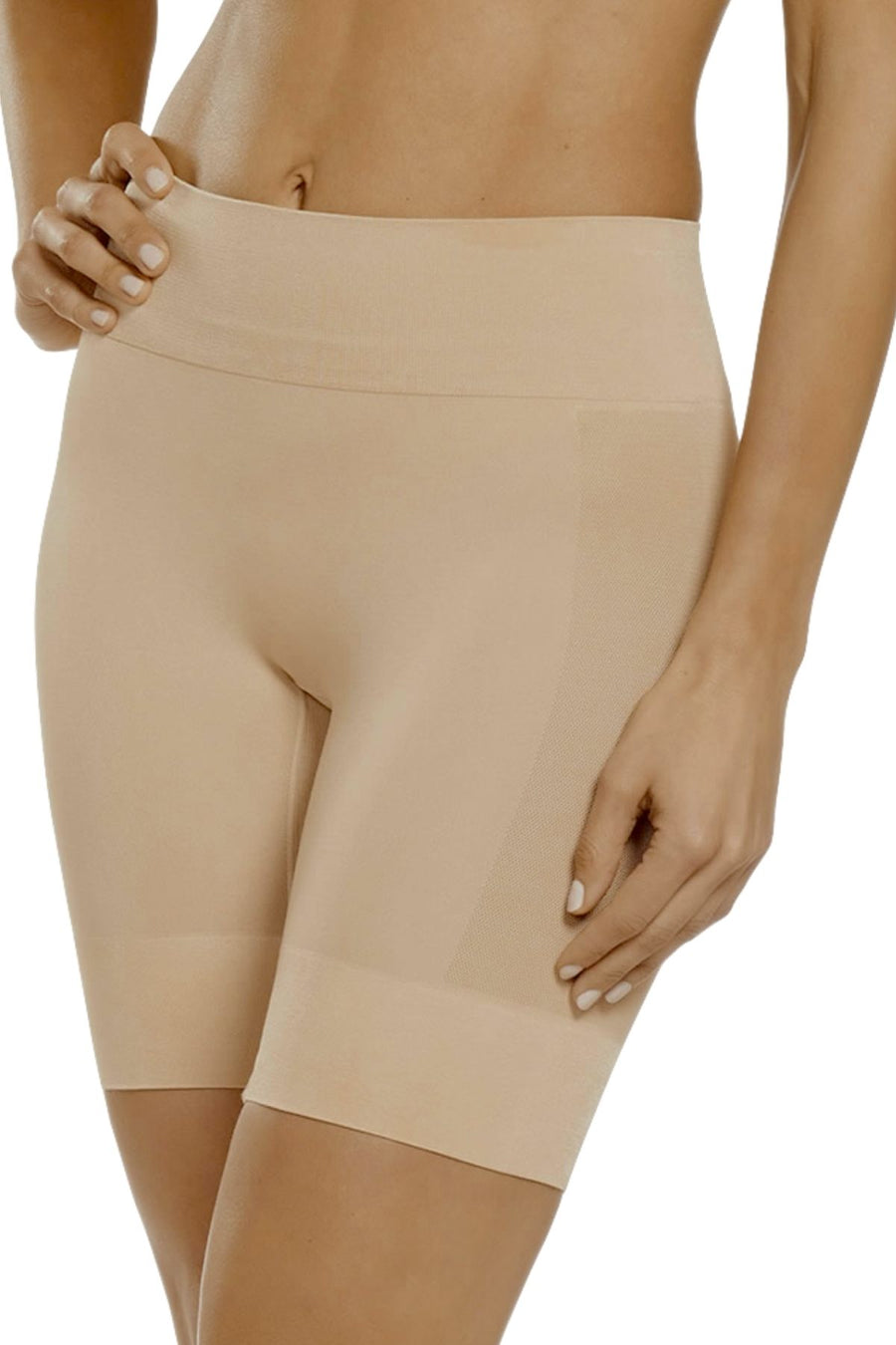 Jockey Light-Tan Mid-Length Skimmies Wicking Slip-Short