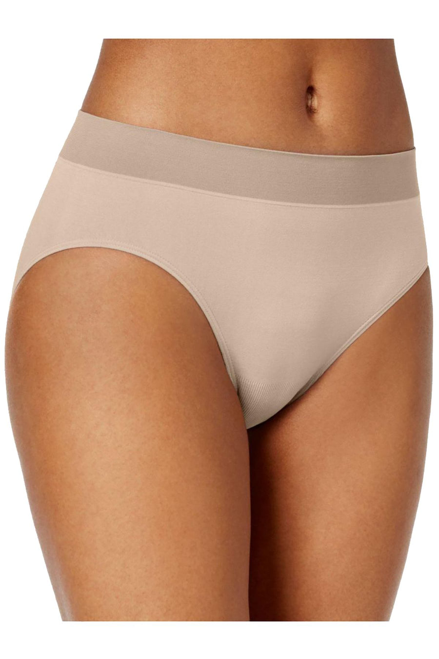 Jockey Light-Tan Seamfree Modern Microfiber Hi-Cut Hipster
