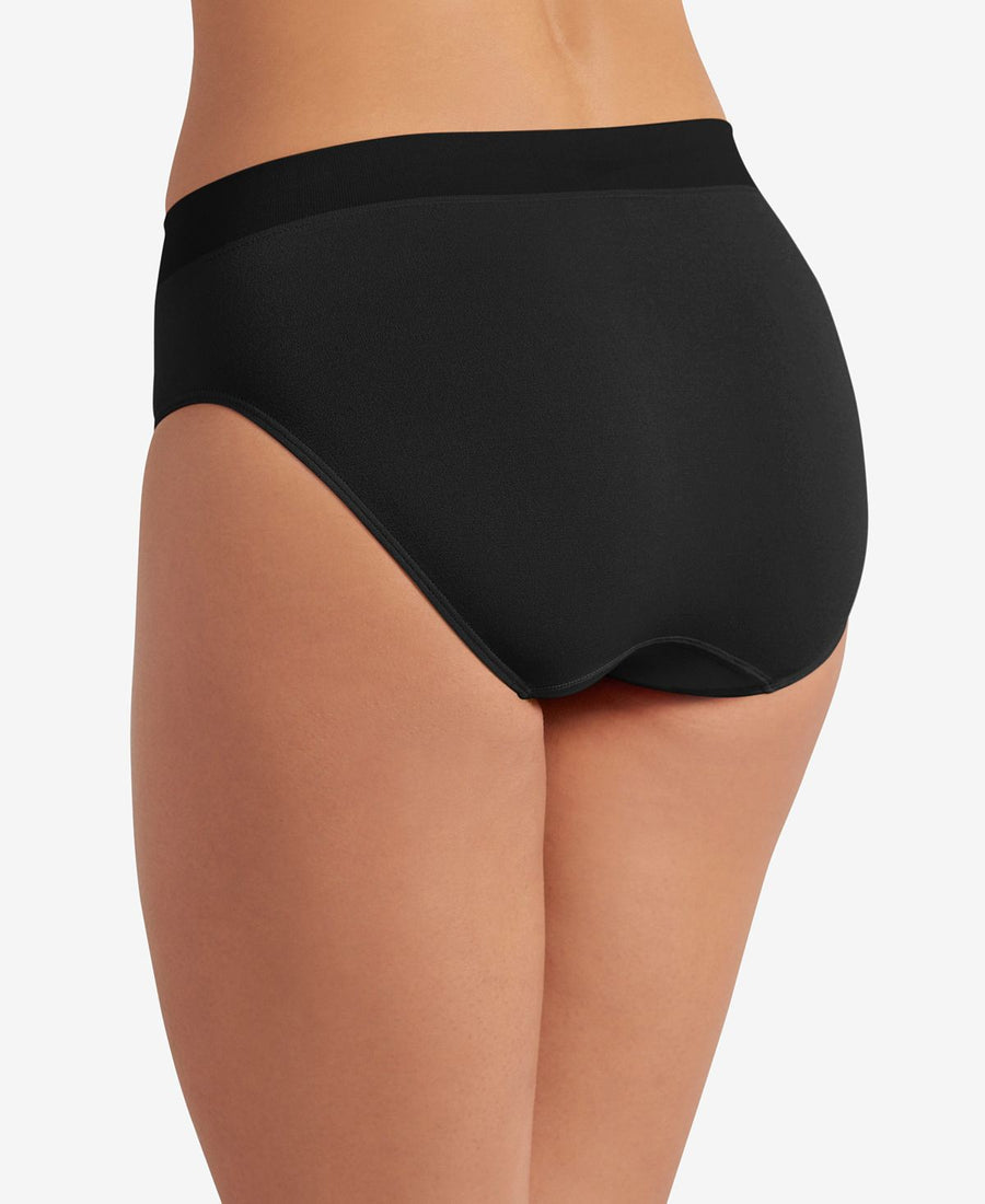 Jockey Modern Micro Seamfree Hi Cut Underwear 2042 Black