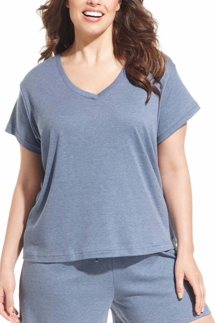Jockey PLUS Chambray Sleep Tee & Boxer Set
