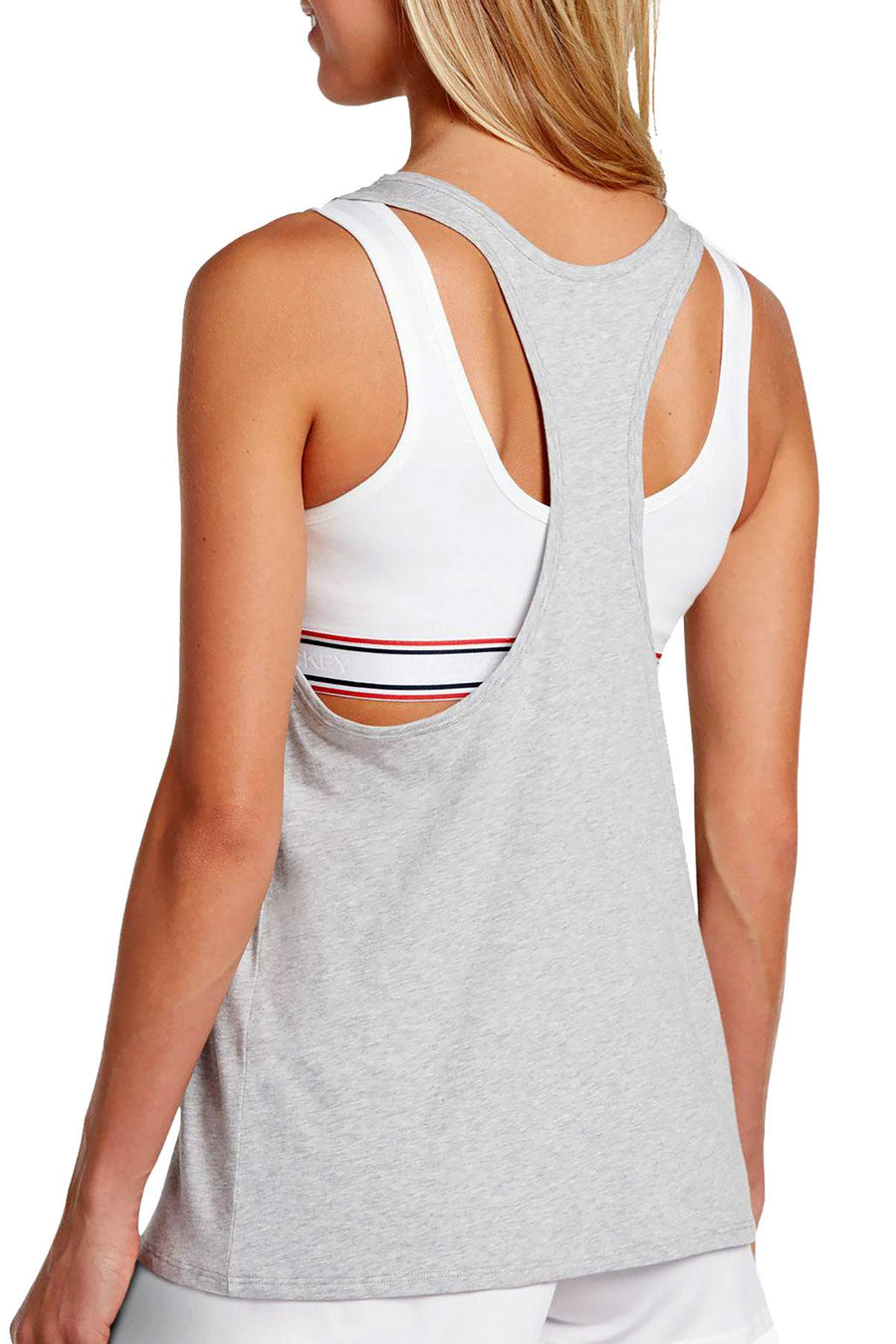 Jockey Retro Racerback Tank in Gray Heather