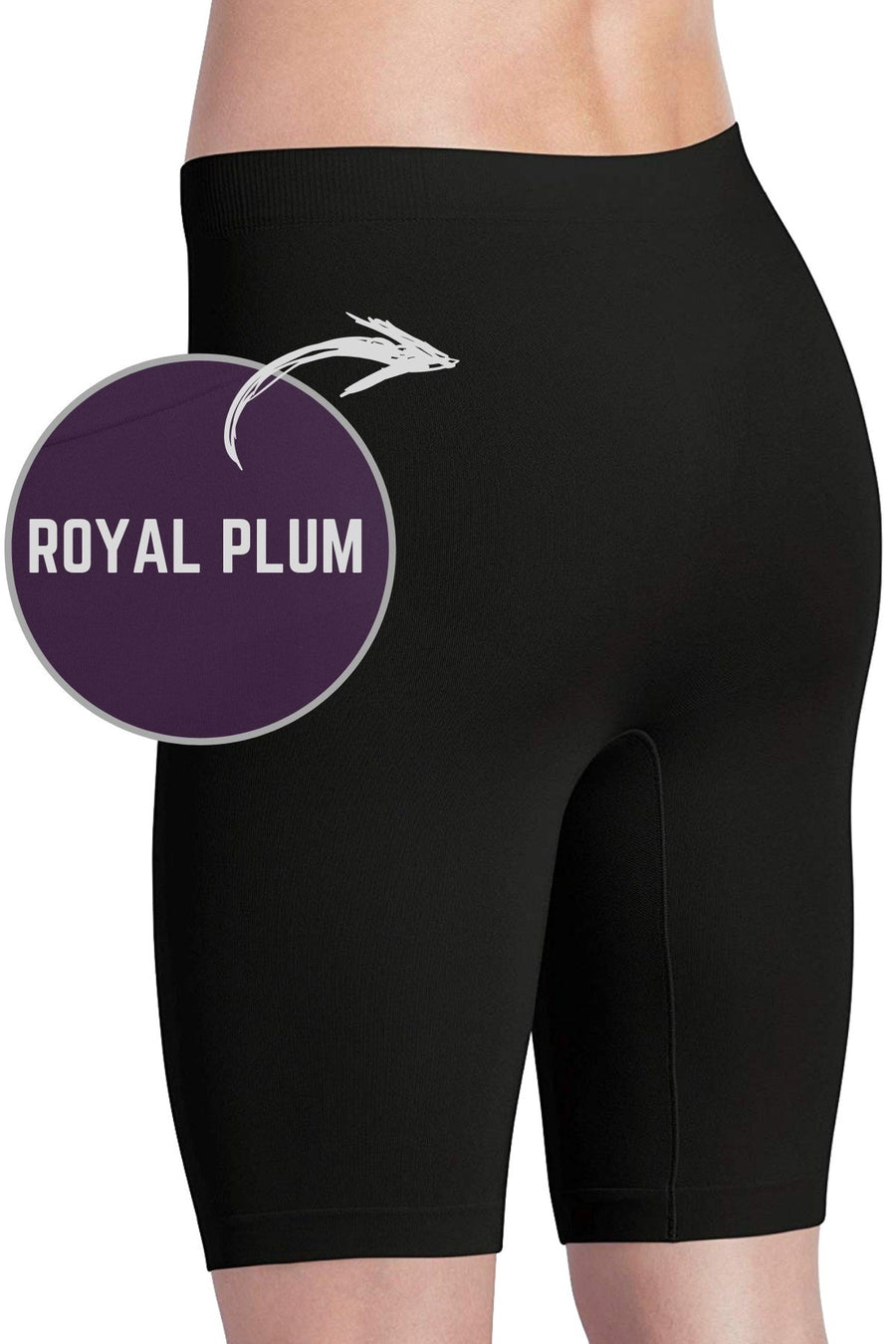 Jockey Royal-Plum Mid-Length Skimmies Slip Short