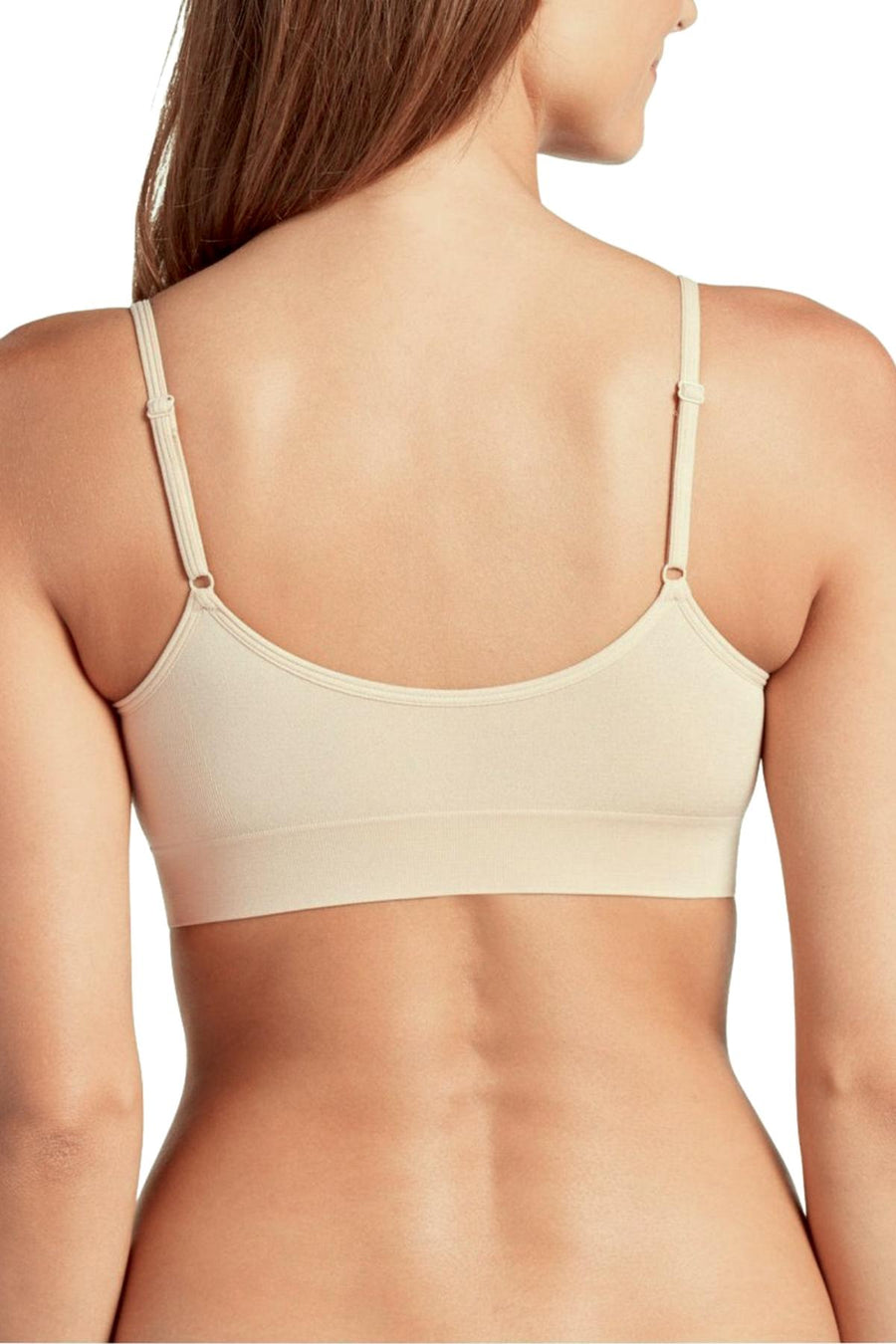 Jockey Sandy-Shimmer Modern Micro Seamfree Crop-Top Bralette