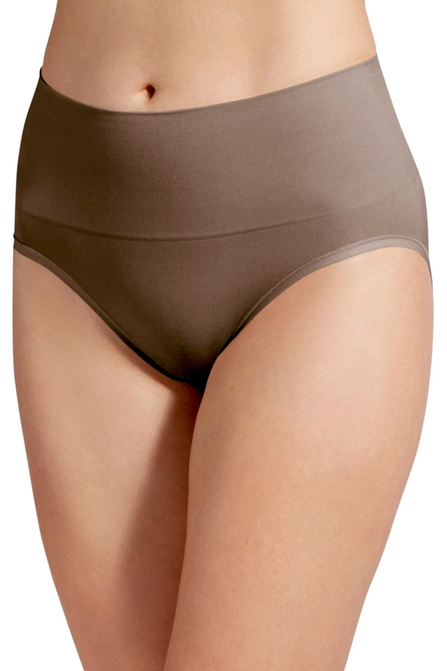 Jockey Slimmers Seamfree Brief in Mink Taupe