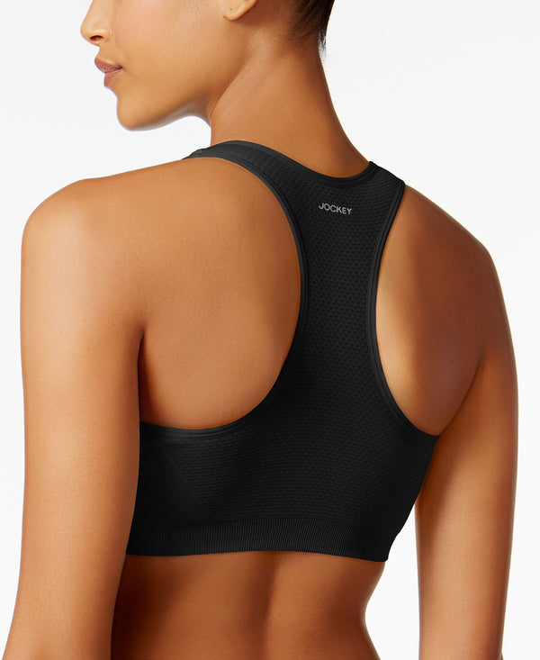 Jockey Sport Removable Cup Seamless Bra 6997 Charcoal