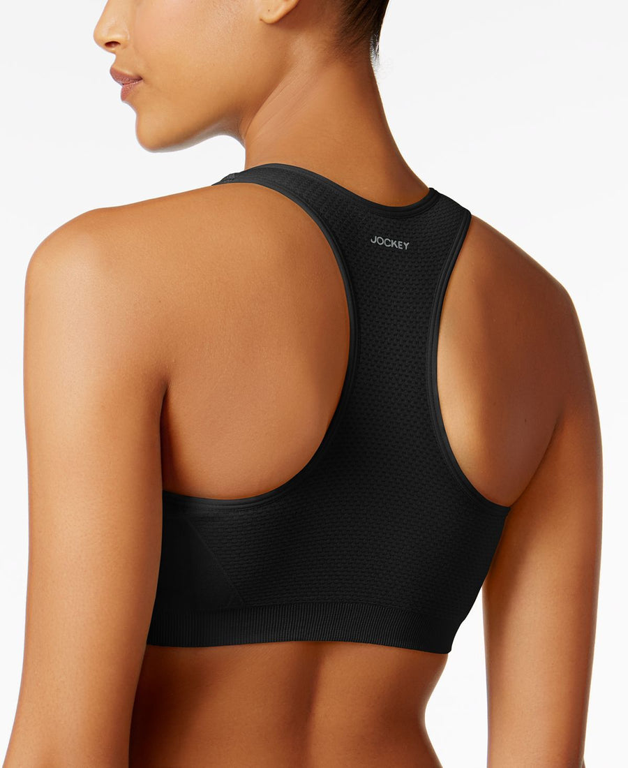 Jockey Sport Removable Cup Seamless Bra 6997 Charcoal