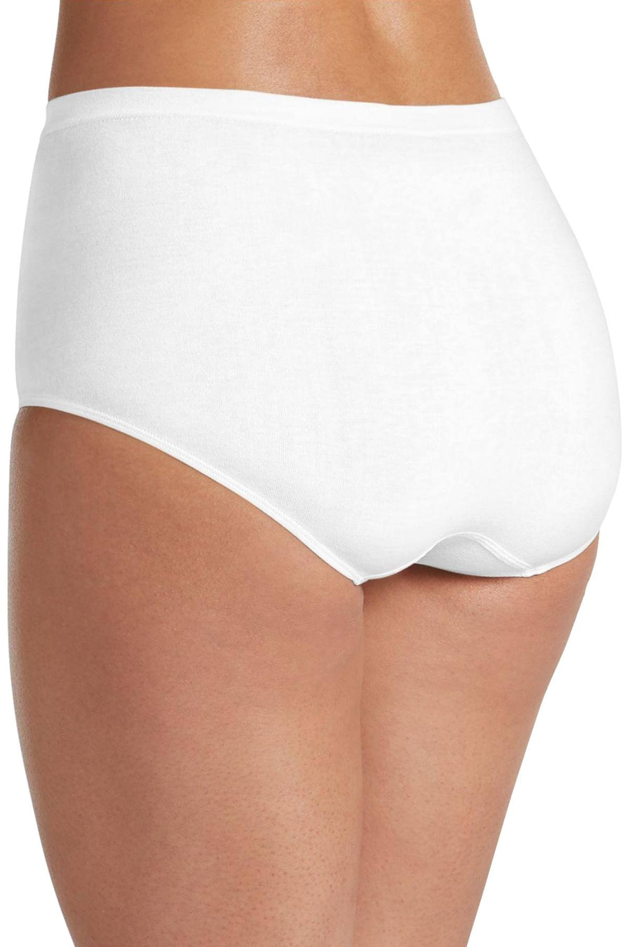Jockey White Comfies French-Cut Seamfree Cotton-Stretch Brief