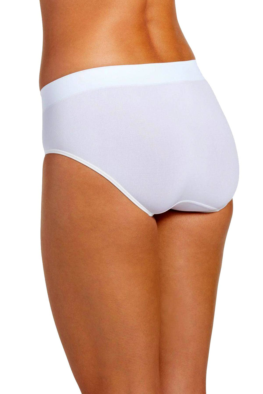 Jockey White Seamfree Modern Microfiber Hipster