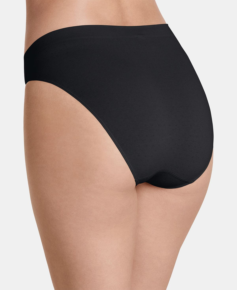 Jockey Women’s Seamfree Breathe French Cut Underwear 1884 Also Available In Extended Sizes Black