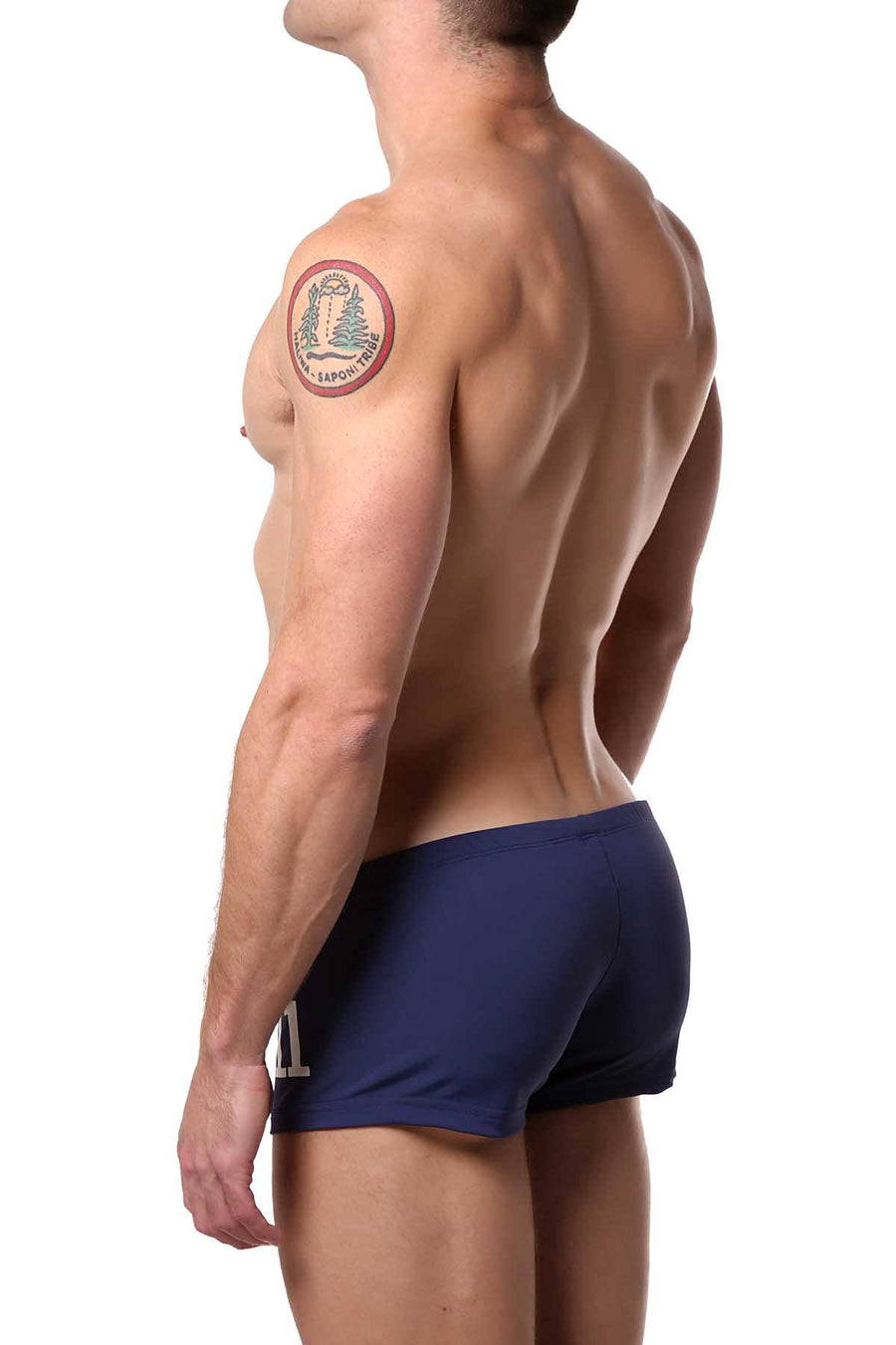 Jocko Navy 11 Square Cut Swim Trunk