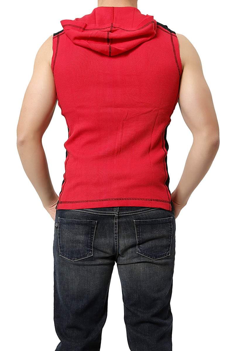 Jocko Red Sleeveless Lounge Hoodie