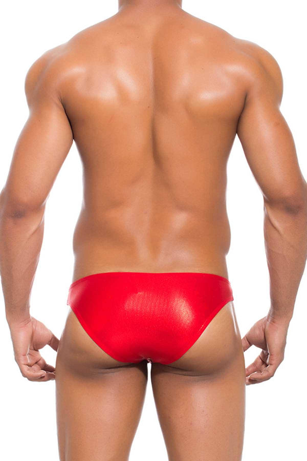Joe Snyder Red-Dazzling Classic Bikini