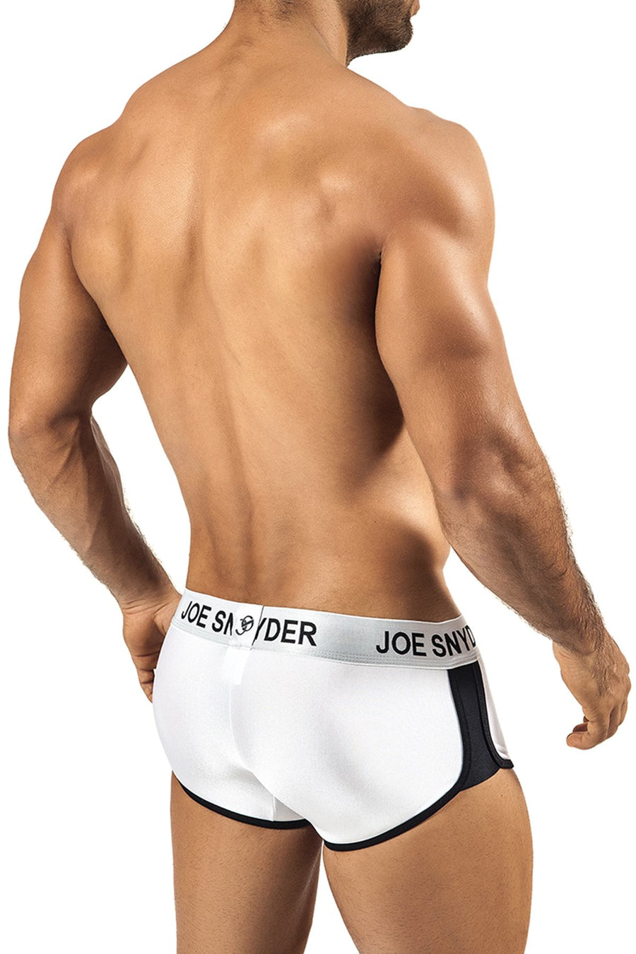Joe Snyder White Activewear Boxer