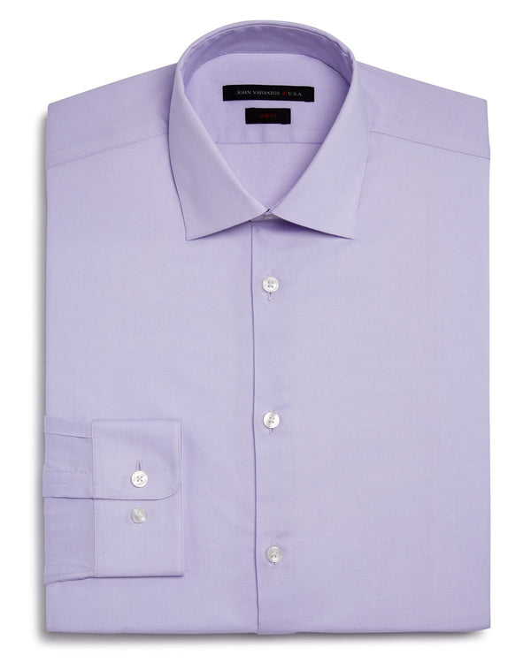 John Varvatos Star Usa Basic Slim Fit Dress Shirt Lavender
