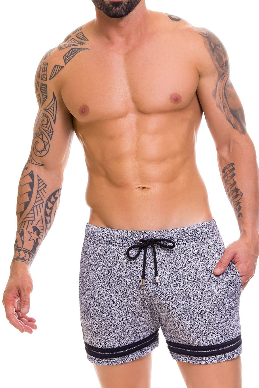 Jor Black Milano Athletic Short