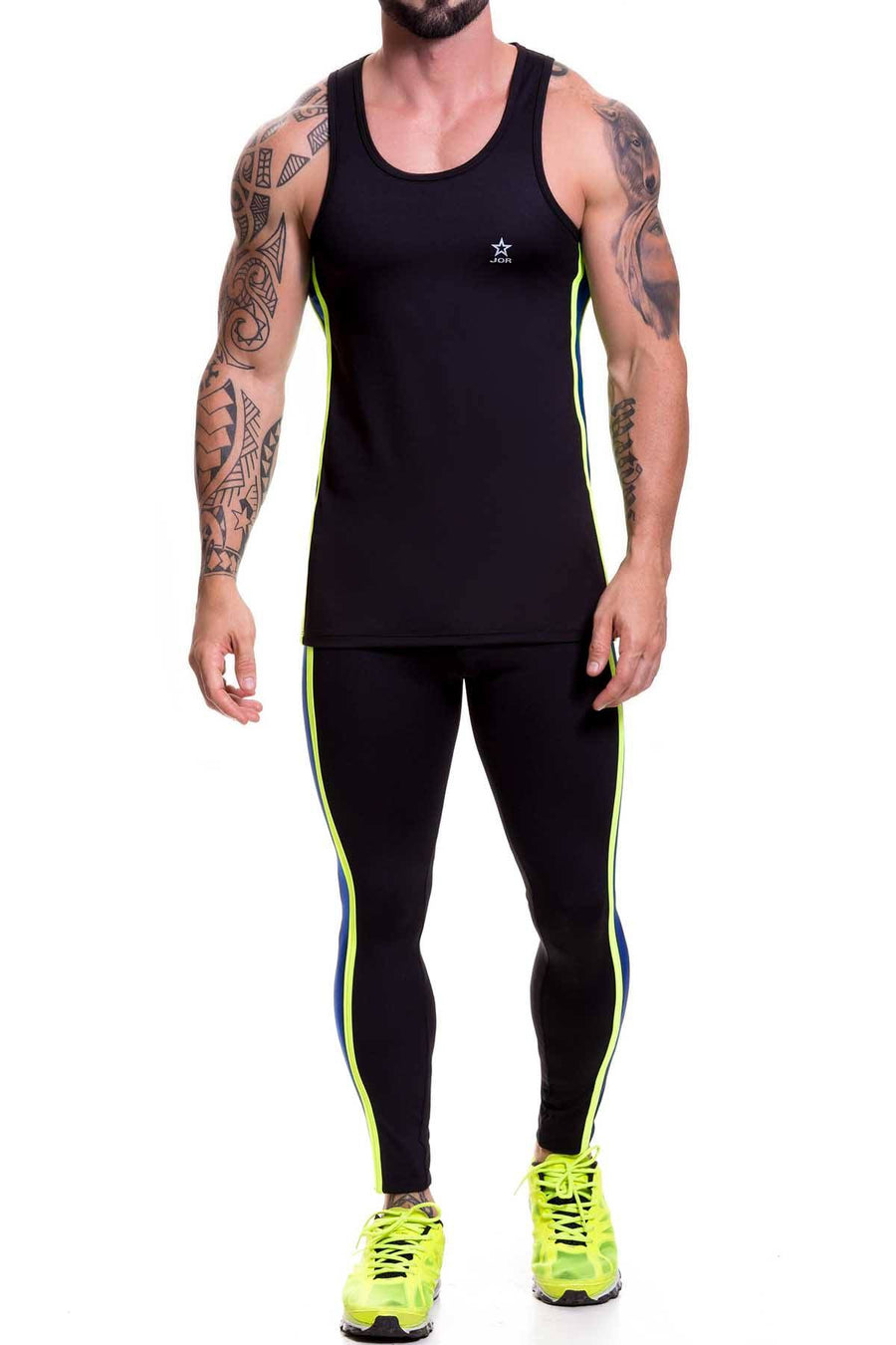 Jor Black/Royal Gladiator Tank Top