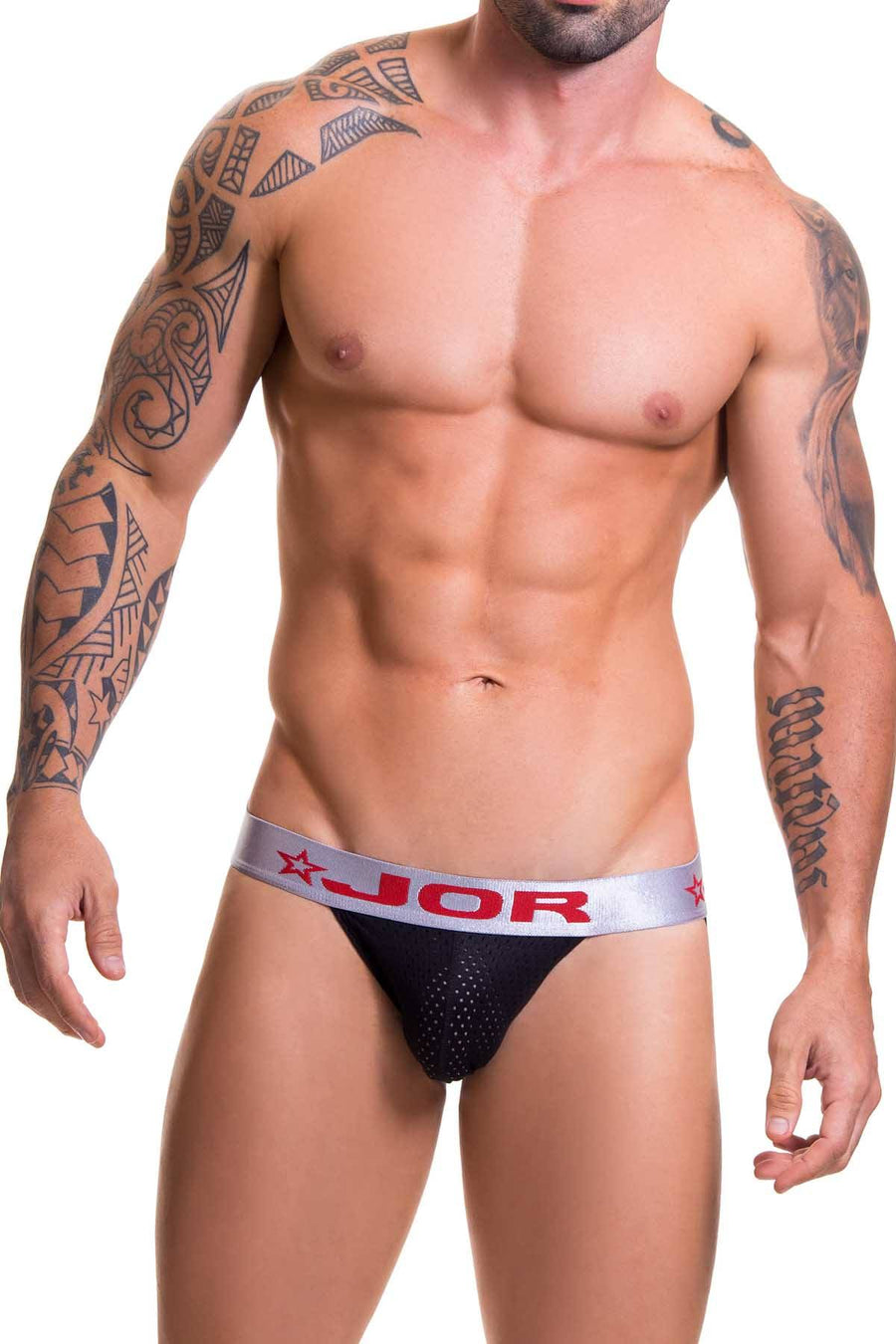 Jor Black/Silver Cronos Thong