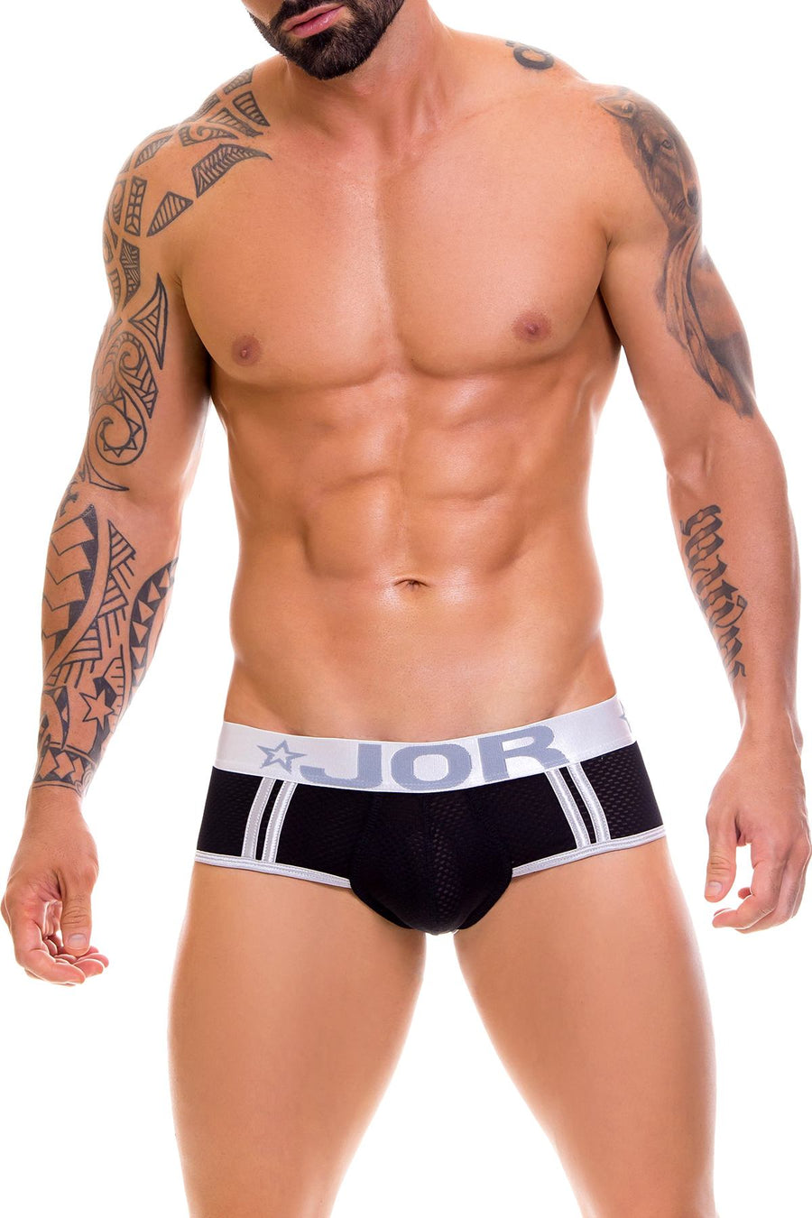 Jor Black/Silver Electro Brief