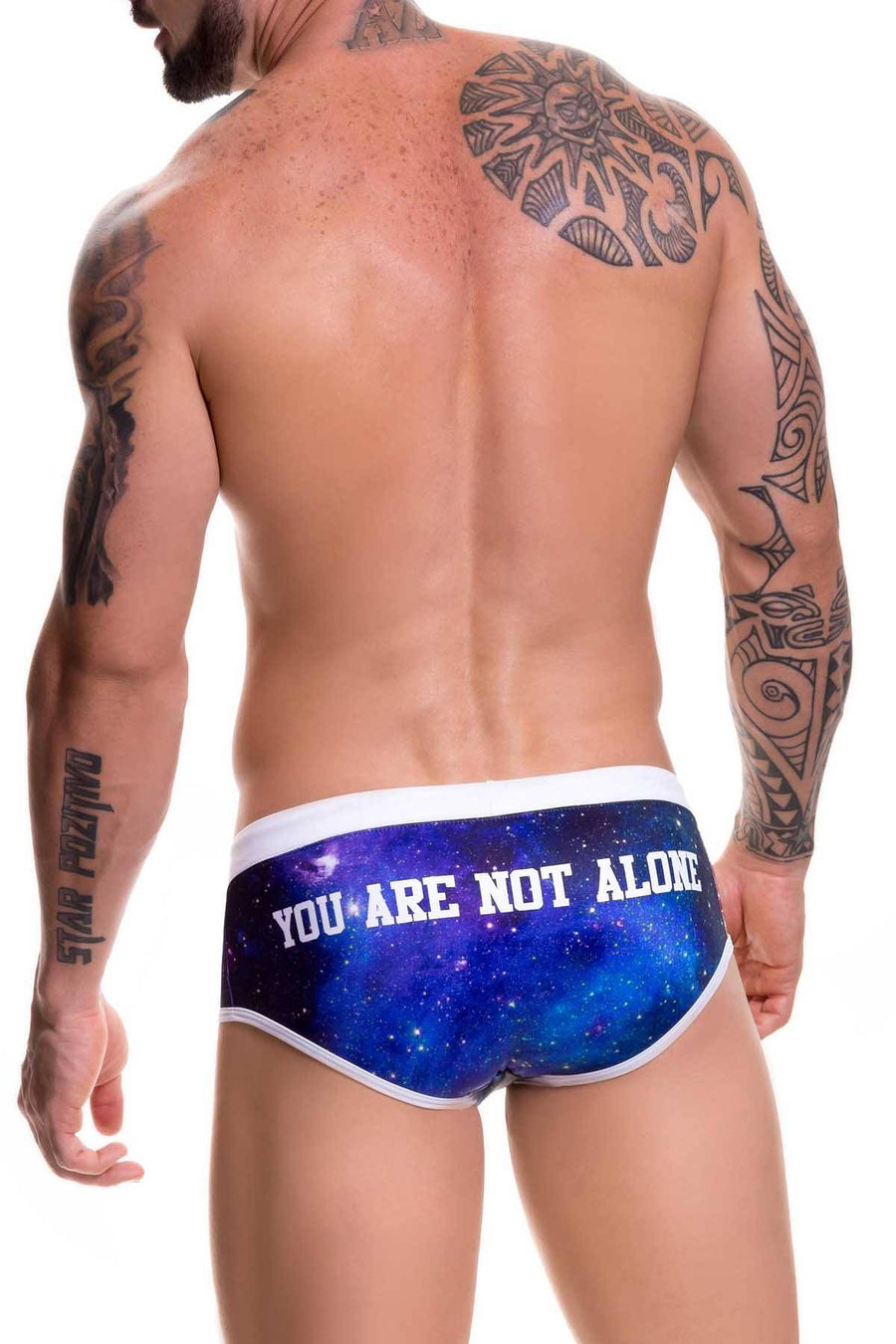 Jor Blue Galactic Swim Brief