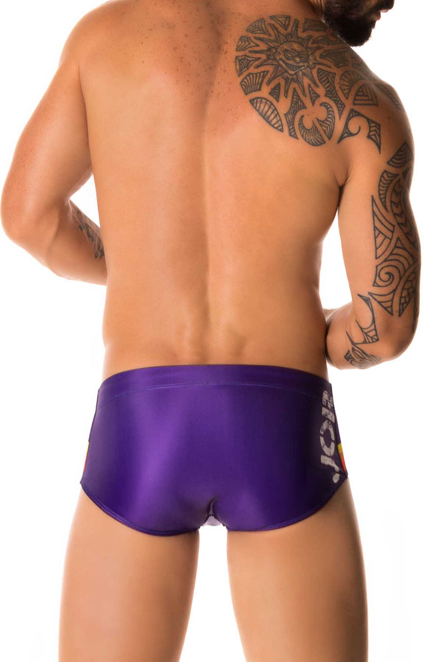 Jor Blue/Rainbow Swim Brief