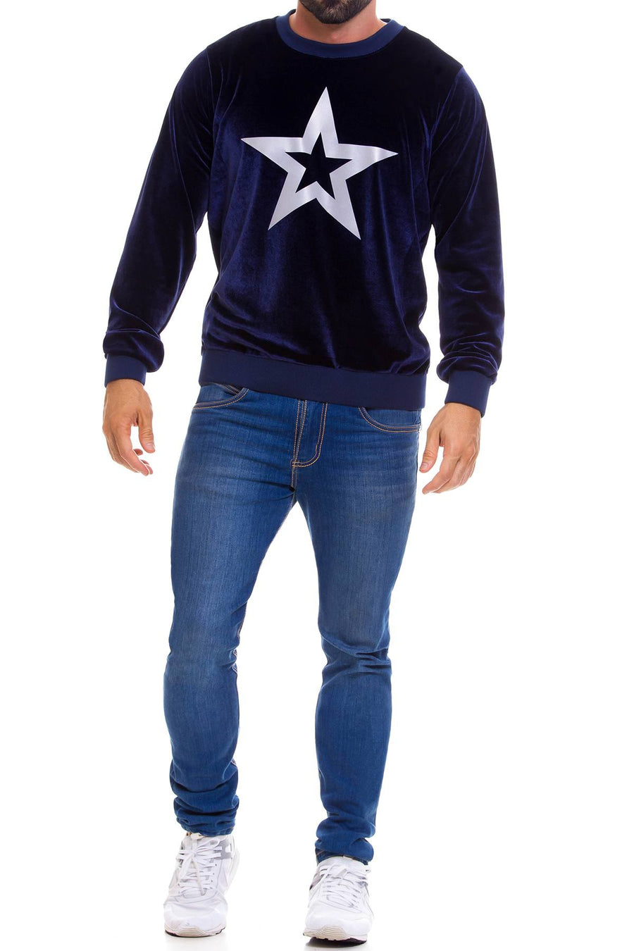 Jor Blue Star Sweater