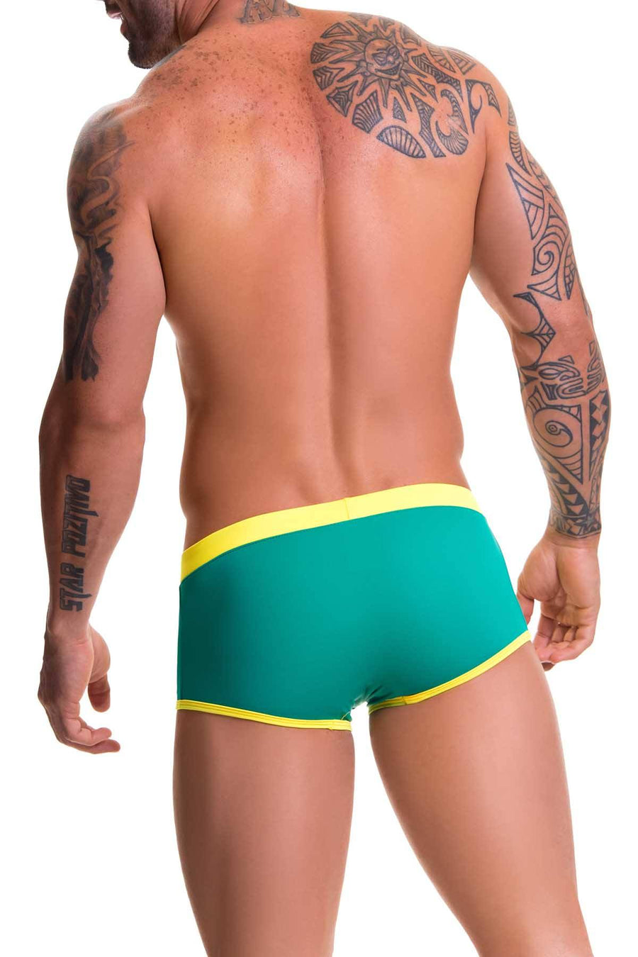 Jor Green/Yellow Carioca Swim Boxer