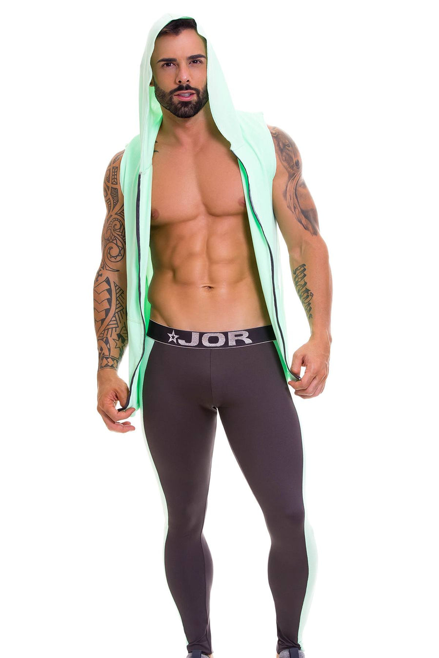 Jor Mint Spring Sleeveless Hoodie