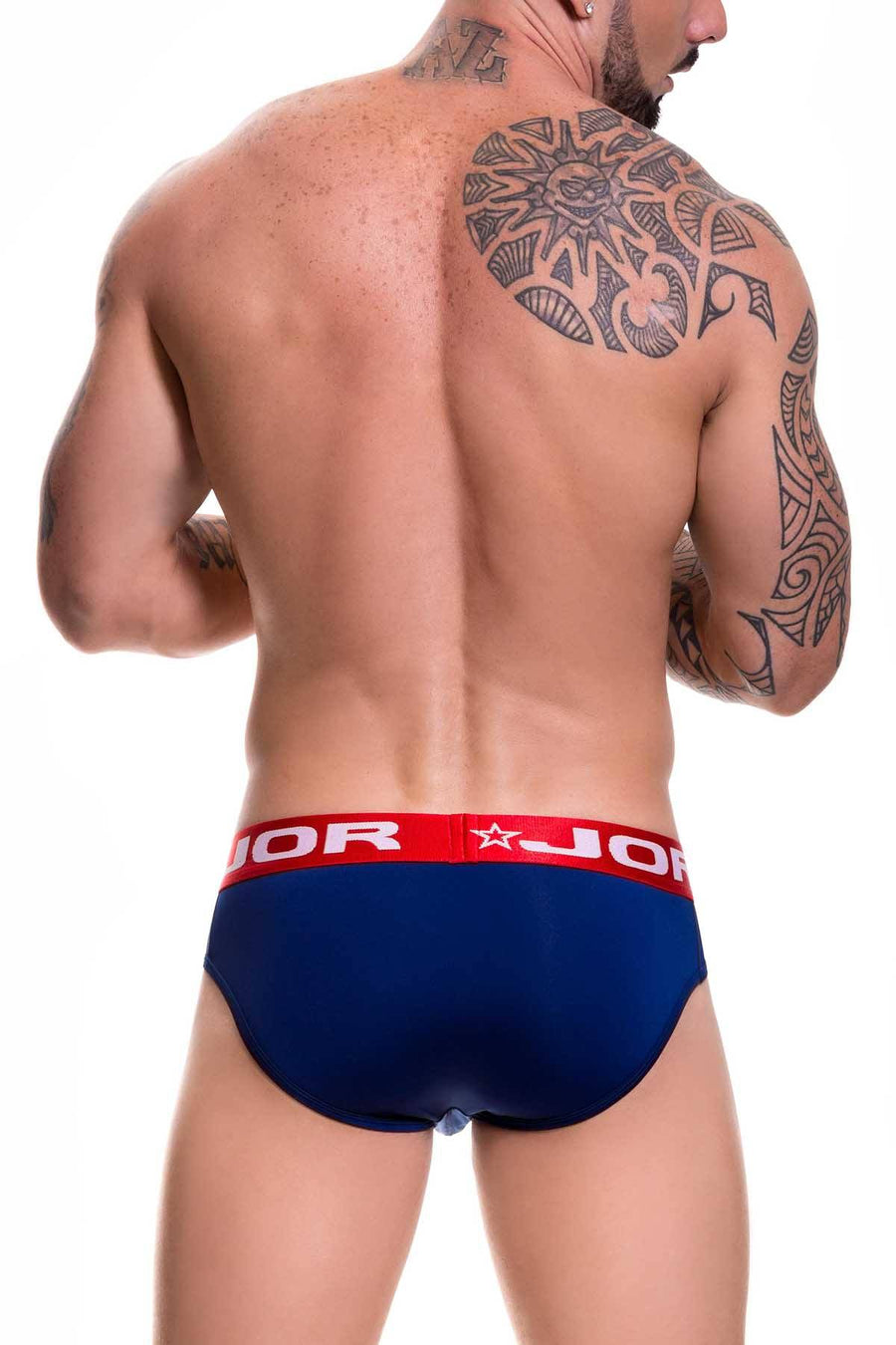 Jor Navy/Red Soft Bikini Brief