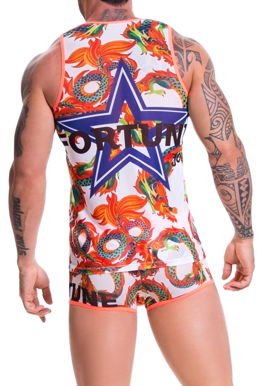 Jor Orange Dragone Tank Top