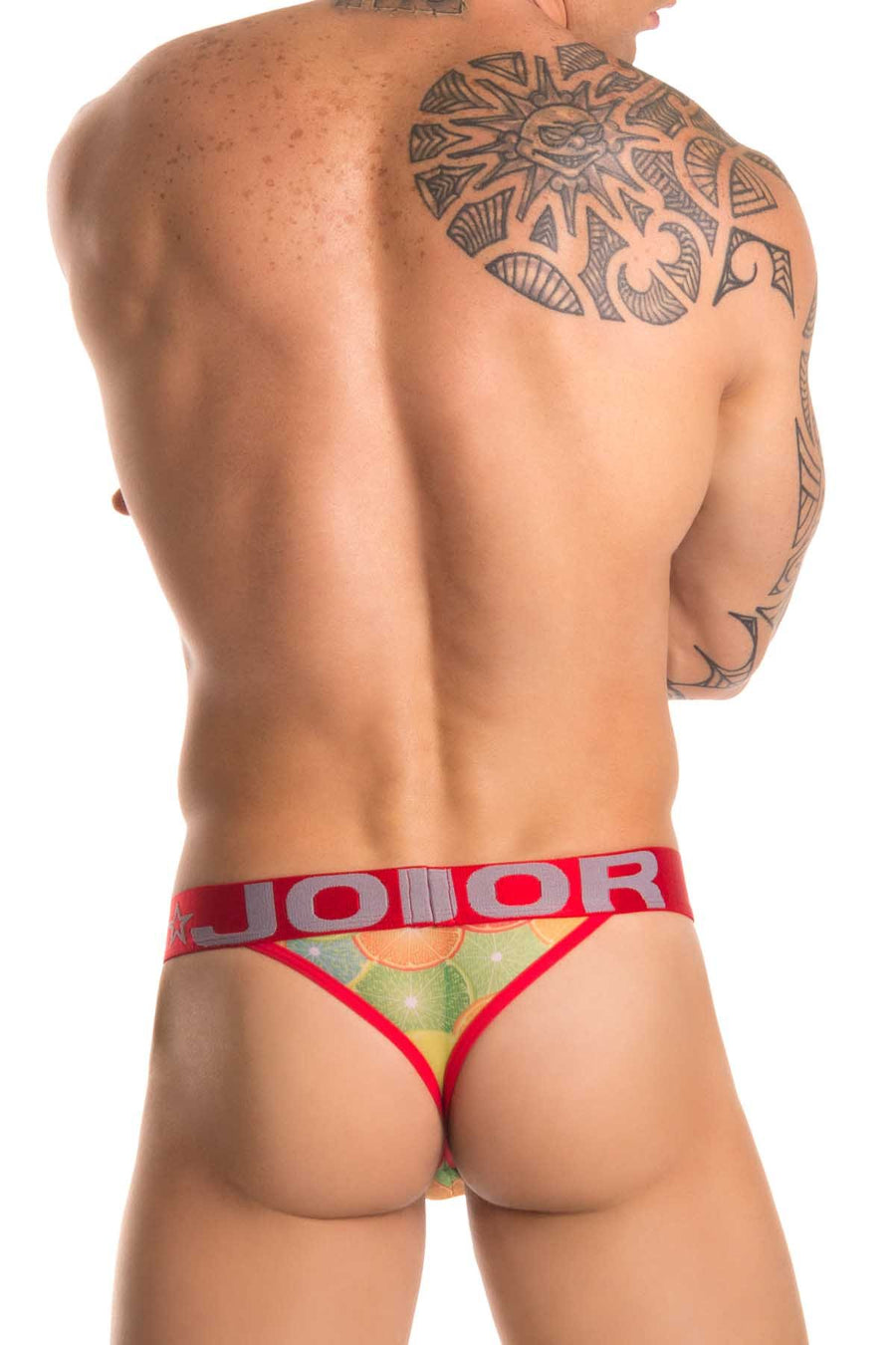Jor Printed Orange Thong