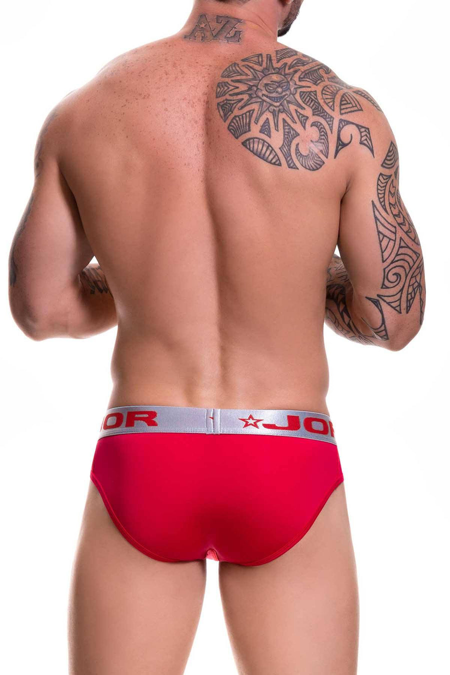 Jor Red/Silver Soft Bikini Brief
