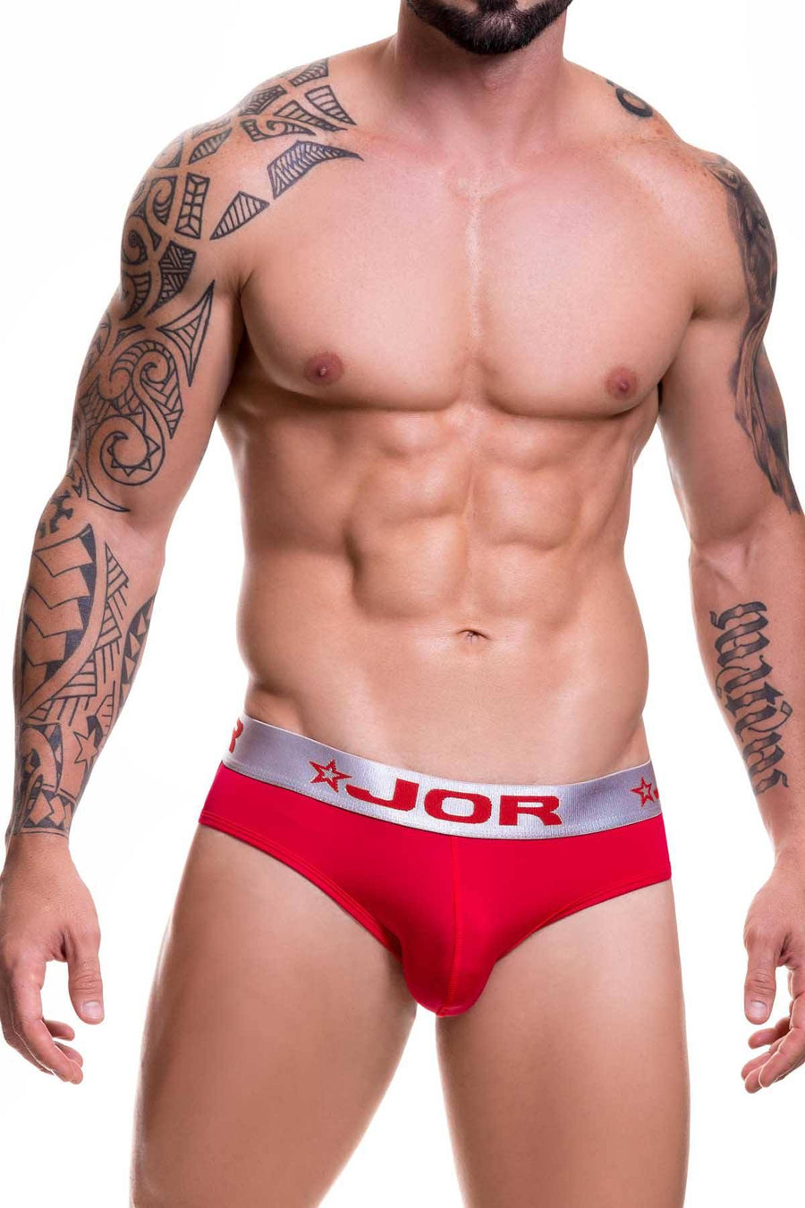 Jor Red/Silver Soft Jock