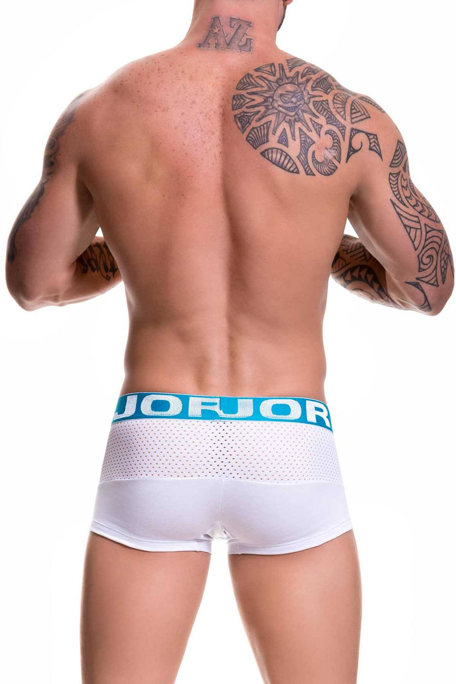 Jor White Athletic Boxer-Trunk