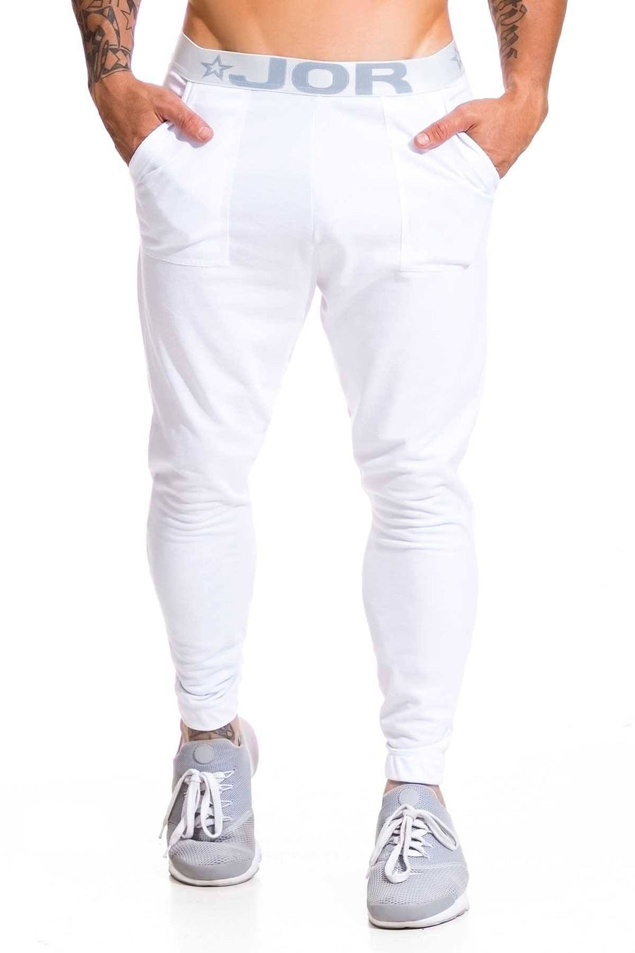 Jor White Sleeper Athletic Pant