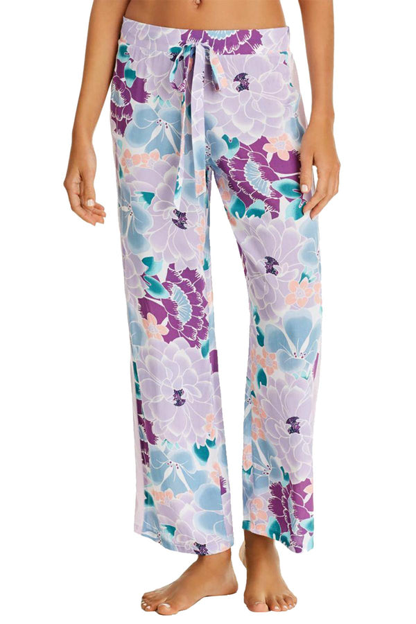Josie by Natori Abstract Suzani Pant in Spring Violet