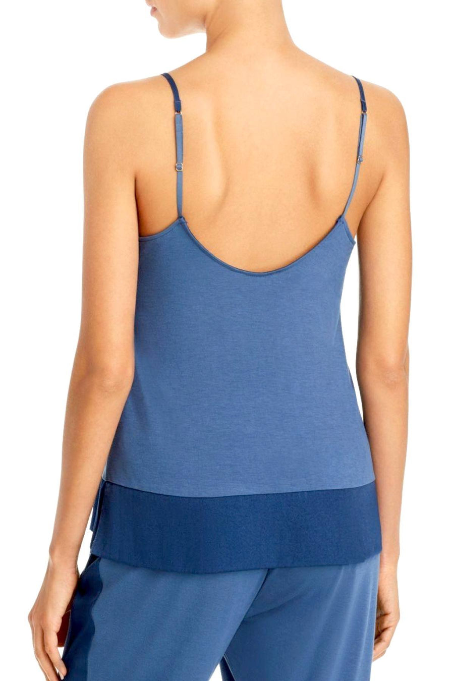 Josie by Natori Sweet Street Satin Trim Camisole in Batik Blue