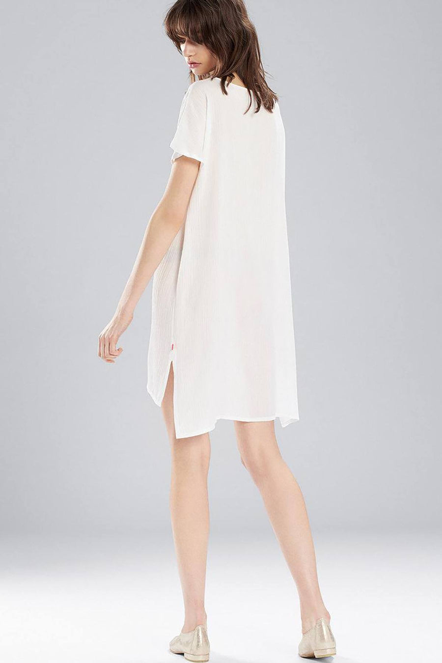 Josie by Natori White Sweet-Melody Sleepshirt